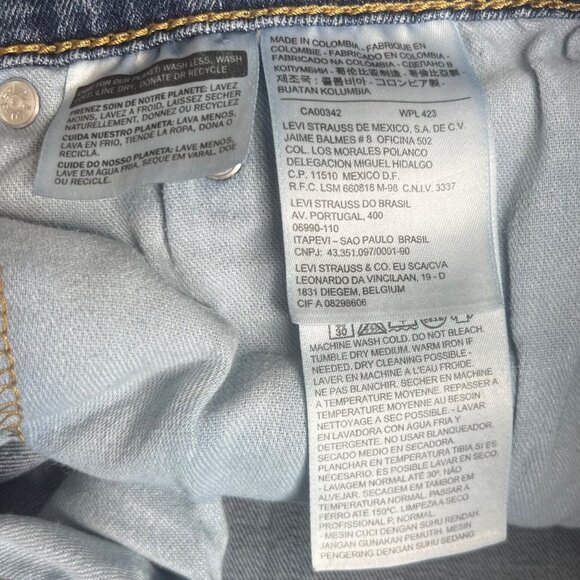 Levis 559 Jeans Mens 38 x 32 Denim Medium Wash - Picture 7 of 11